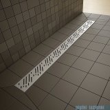 Radaway prostokątny brodzik podpłytkowy z odpływem liniowym Rain na dłuższym boku 169x79cm 5DLA1708A,5R115R,5SL1