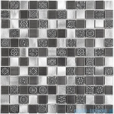 Dunin Metallic mozaika metalowa 30x30 allumi grey mix 23