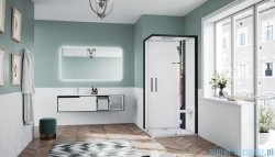 Novellini Glax 1 2.0 kabina z sauna parową 90x70 prawa czarna G21A9079DT5-1HH