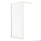 Radaway Modo F II Gold kabina Walk-in 155x201cm Złoty połysk szkło przejrzyste 10409155-09-01