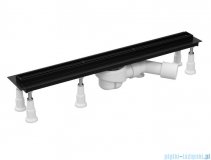 Schedpol Schedline Slight Line Black odpływ liniowy z maskownicą 80x3,5cm SOLBPL-80035