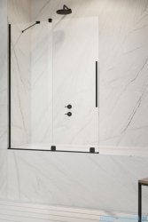 Radaway Furo Black PND II parawan nawannowy 170cm lewy szkło przejrzyste 10109888-54-01L/10112844-01-01