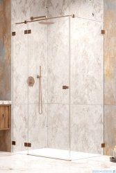 Radaway Essenza Pro Brushed Copper Kdj kabina 90x70cm lewa szczotkowana miedź 10097090-93-01L/10098070-01-01