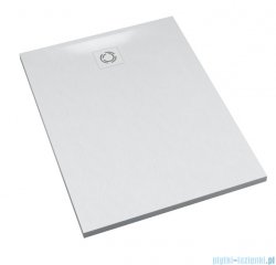 Schedpol Schedline Magnific brodzik prostokątny White Stone 90x80x3,5cm 3SP.M1P-8090/B/ST-M9/B/ST