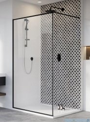 Radaway Modo New Black II 125x200 Frame kabina Walk-in czarny mat/szkło przejrzyste 389125-54-56