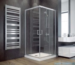 Besco Modern kabina kwadratowa 90x90x185cm mrożone MK-90-185-M