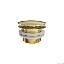 Excellent Korek klik-klak do wanien wolnostojących czyszczony od góry złoty połysk ARIN.3485.01GL