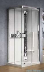 Novellini Glax 3 kabina prysznicowa z hydromasażem 100x70 prawa GL3A197DM1-1K