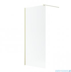 Radaway Modo New II Brushed Light Gold kabina Walk-in 115x200 szczotkowane jasne złoto szkło przejrzyste 389115-98-01