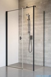 Radaway Nes Black Kds I kabina 100x80cm lewa czarny mat/szkło przejrzyste 10023100-54-01L/10043080-54-01