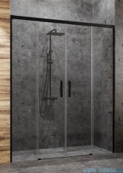 Radaway Idea Black Dwd drzwi wnękowe 160cm czarny mat/szkło przejrzyste 387126-54-01