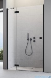 Radaway Essenza New Black Dwj drzwi wnękowe 80cm lewe szkło przejrzyste 385012-54-01L