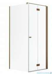 Radaway Nes Kdj B Brushed Copper kabina 90x75cm prawa szczotkowana miedź 10025090-93-01R/10039075-01-01