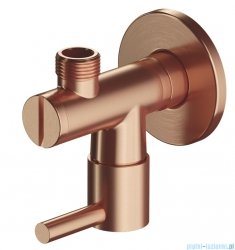 Omnires zawór kątowy miedź szczotkowana 8857CPB