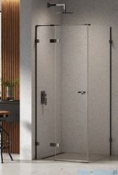 New Trendy Eventa Black Chrome kabina prysznicowa prostokątna 120x70x200 cm lewa przejrzyste czarny połysk EXK-6169
