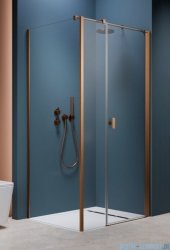 Radaway Nes Kds I Brushed Copper kabina 120x80cm prawa szczotkowana miedź 10023120-93-01R/10043080-93-01