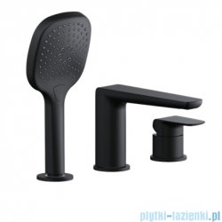 Excellent Clever 2.0 bateria wannowa 3-otworowa, czarny soft AREX.4134BS
