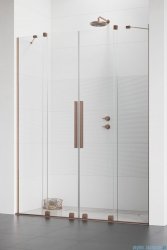 Radaway Furo Brushed Copper DWD drzwi prysznicowe 140cm szczotkowana miedź 10108388-93-01/10111342-01-01