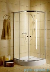 Radaway Classic A Kabina prysznicowa półokrągła z drzwiami przesuwnymi 90x90x185 szkło satinato 30000-01-02