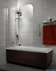 Radaway Torrenta PND Parawan nawannowy dwuczęściowy 100cm lewy szkło grafitowe 201202-105NL