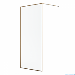 Radaway Modo F II Brushed Copper kabina Walk-in 85x201cm Szczotkowana Miedź szkło przejrzyste 10409085-93-01