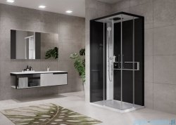 Novellini Glax 2 2.0 kabina z hydromasażem 100x70 lewa biała G22A107ST1-1UH