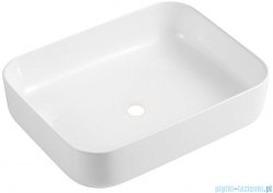 Omnires Corona umywalka nablatowa 50x38 cm biała Corona500BP