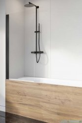 Radaway Nes Black Pnj parawan nawannowy 50cm lewy przejrzyste 10011050-54-01L