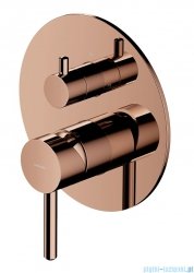Omnires Y element natynkowy baterii prysznicowej 2-wyjściowej  miedź połysk Y1247ROCP