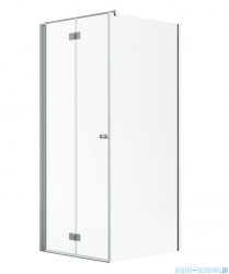 Radaway Nes Kdj B Brushed Nickel kabina 80x100cm lewa szczotkowany nikiel 10025080-91-01L/10039100-01-01