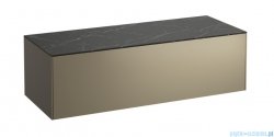 Laufen SONAR szafka pod umywalkę 117x45 cm tytanowy lakierowany/Czarna Marquina H4054200341421