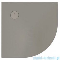 Sanplast Structure Mineral BP-M/STRUCTURE brodzik półokrągły 90x90x1,5 cm szarość kamienia 645-360-0430-52-010