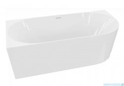 Lavita Lumio Corner wanna 170x80cm wolnostojąca narożna lewa syfon klik-klak biały 5900378370574