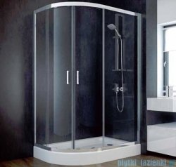 Besco Modern kabina asymetryczna 120x90x185cm mrożone MA-120-90-M