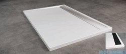 SanSwiss WIA Brodzik konglomeratowy prostokątny 90x160cm biały/czarny WIA901600604
