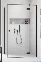 Radaway Essenza Black Kdj kabina 120x120cm prawa szkło przejrzyste 1385042-54-01R/1384054-01-01