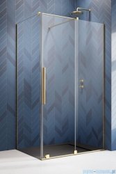 Radaway Furo Gold  Kdj kabina 120x75cm prawa szkło przejrzyste 10104622-09-01R/10110580-01-01/10113075-01-01