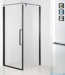 Sea Horse Fresh Line Black kabina natryskowa narożna kwadratowa 80x80cm lewa z powłoką przejrzyste BK260T08KL+