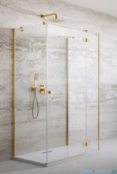 Radaway Essenza Gold Kdj+S kabina 80x110x80cm prawa złoty połysk szkło przejrzyste 1384051-01-01/1385023-09-01R/1384051-01-01