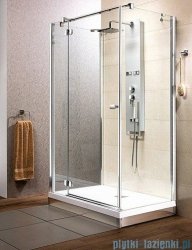 Radaway Kabina prysznicowa Fuenta KDJ+S 90x90x90 lewa szkło przejrzyste + Brodzik Argos C + syfon 381030-01L1 / 381030-01L2