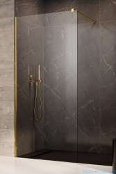 Radaway Modo New Gold II kabina Walk-in 105x200 złoty połysk/szkło przejrzyste 389105-09-01