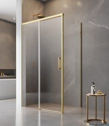 Radaway Idea Gold Kdj kabina 160x100cm lewa złoty połysk/szkło przejrzyste 387046-09-01L/387052-09-01R