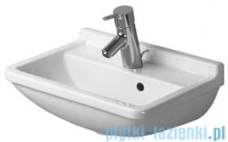 Duravit Starck 3 umywalka z przelewem z półką na baterię 450x320 mm 075045 00 10