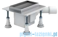 Schedpol odpływ liniowy Shortline do zabudowania płytkami 15x8x9,5cm OLP15/ST
