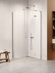 New Trendy Nesta kabina 90x100x200 cm prawa wspornik równoległy przejrzyste K-3635