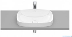 Roca FINECERAMIC umywalka wpuszczana w blat cienkościenna Soft 55x37 biała A327504000