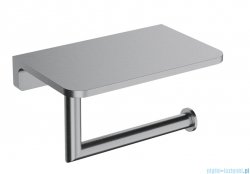 Omnires Modern Project uchwyt na papier toaletowy z półką nikiel szczotkowany MP60511NI