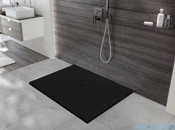 Sanplast Open Structure Mineral B-M/OPEN STR brodzik prostokątny 100x180x1,5 cm mat czerni 645-440-0710-59-020