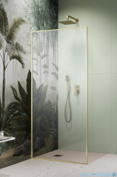Radaway Modo F SL Brushed Gold II kabina Walk-in 115x201,6cm lewa Szczotkowane Złoto szkło przejrzyste 10419115-99-01L