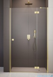 Radaway Essenza 8 Gold Dwj drzwi wnękowe 110cm prawe złoty połysk/szkło przejrzyste 10480712-01-01R/10460337-09-01R